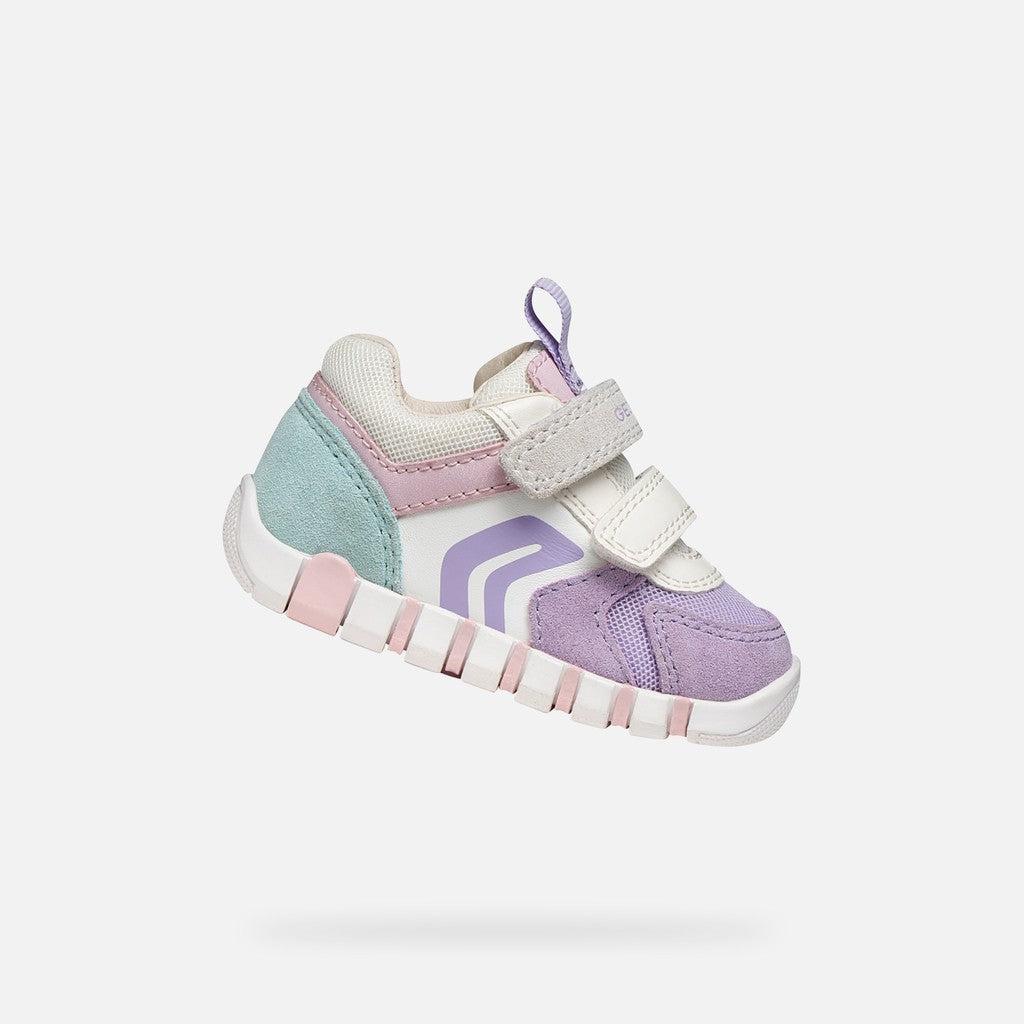 Geox pantofi fete sport Primii Pasi Iupidoo 18-26  Lavender/White