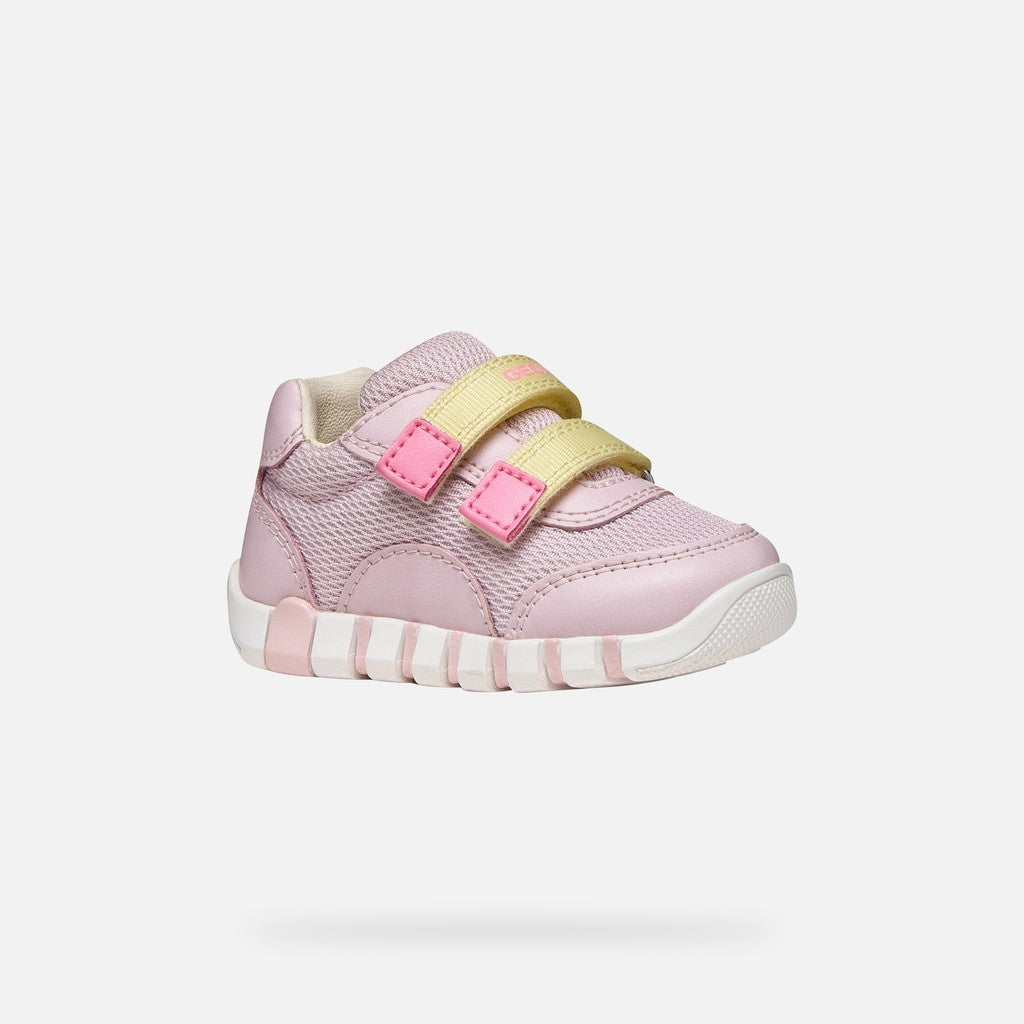Geox pantofi fete sport Primii Pasi Iupidoo 18-26 Pink/Light yellow Imagine principală a produsului