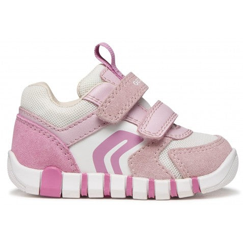 Geox pantofi fete sport Primii Pasi Iupidoo 18-26  Rose/White