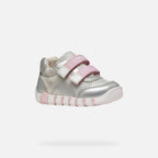 Geox pantofi fete sport Primii Pasi Iupidoo 18-26 Silver/Pink