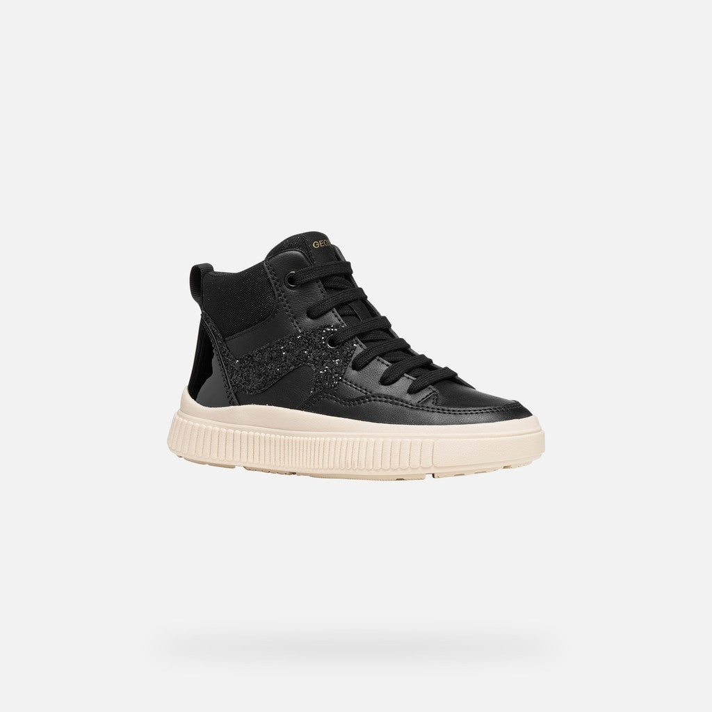 Geox Respira pantofi fete sport sneakers Laquinny 28-39 Black