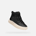 Geox Respira pantofi fete sport sneakers Laquinny 28-39 Black