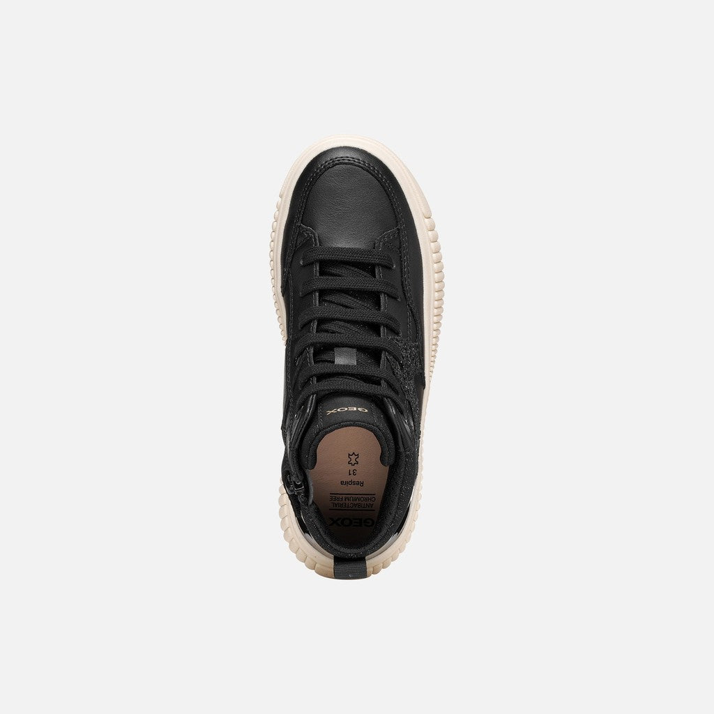 Geox Respira pantofi fete sport sneakers Laquinny 28-39 Black