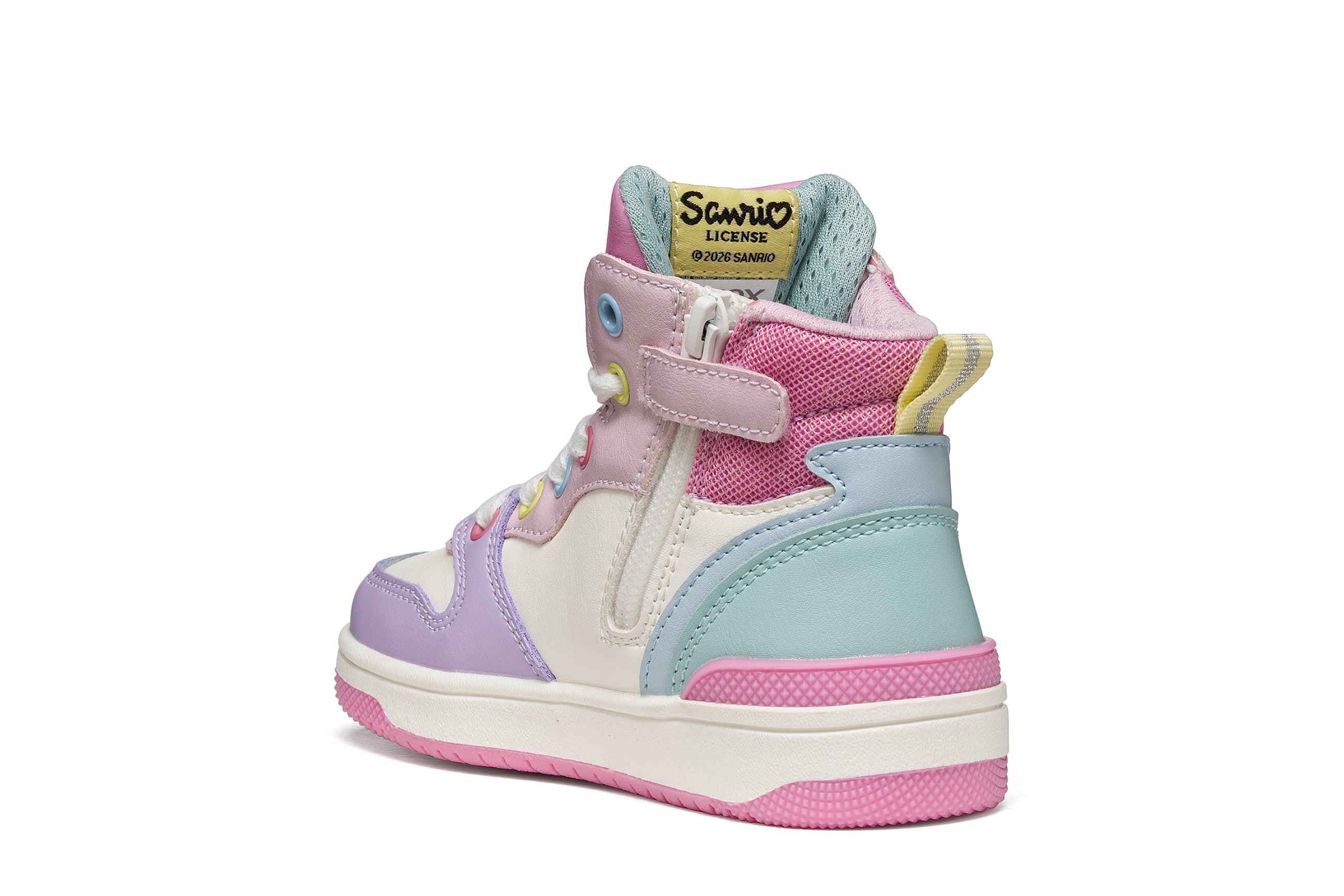 Geox Respira pantofi fete sport sneakers Washiba 28-33 Hello Kitty Pink/Multicolor