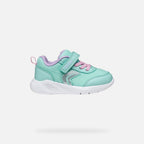 Geox pantofi fete sport Sprintye 20-27 Sea Green/Pink