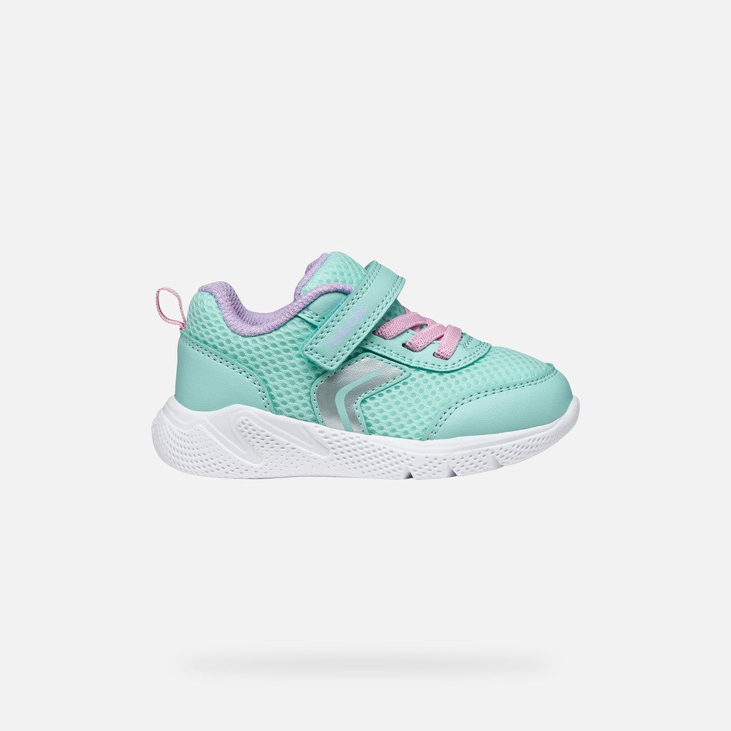 Geox pantofi fete sport Sprintye 20-27 Sea Green/Pink