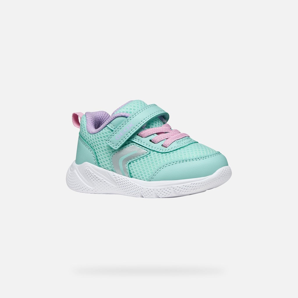 Geox pantofi fete sport Sprintye 20-27 Sea Green/Pink