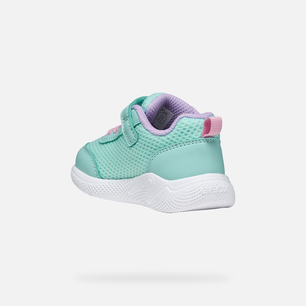 Geox pantofi fete sport Sprintye 20-27 Sea Green/Pink