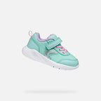 Geox pantofi fete sport Sprintye 20-27 Sea Green/Pink