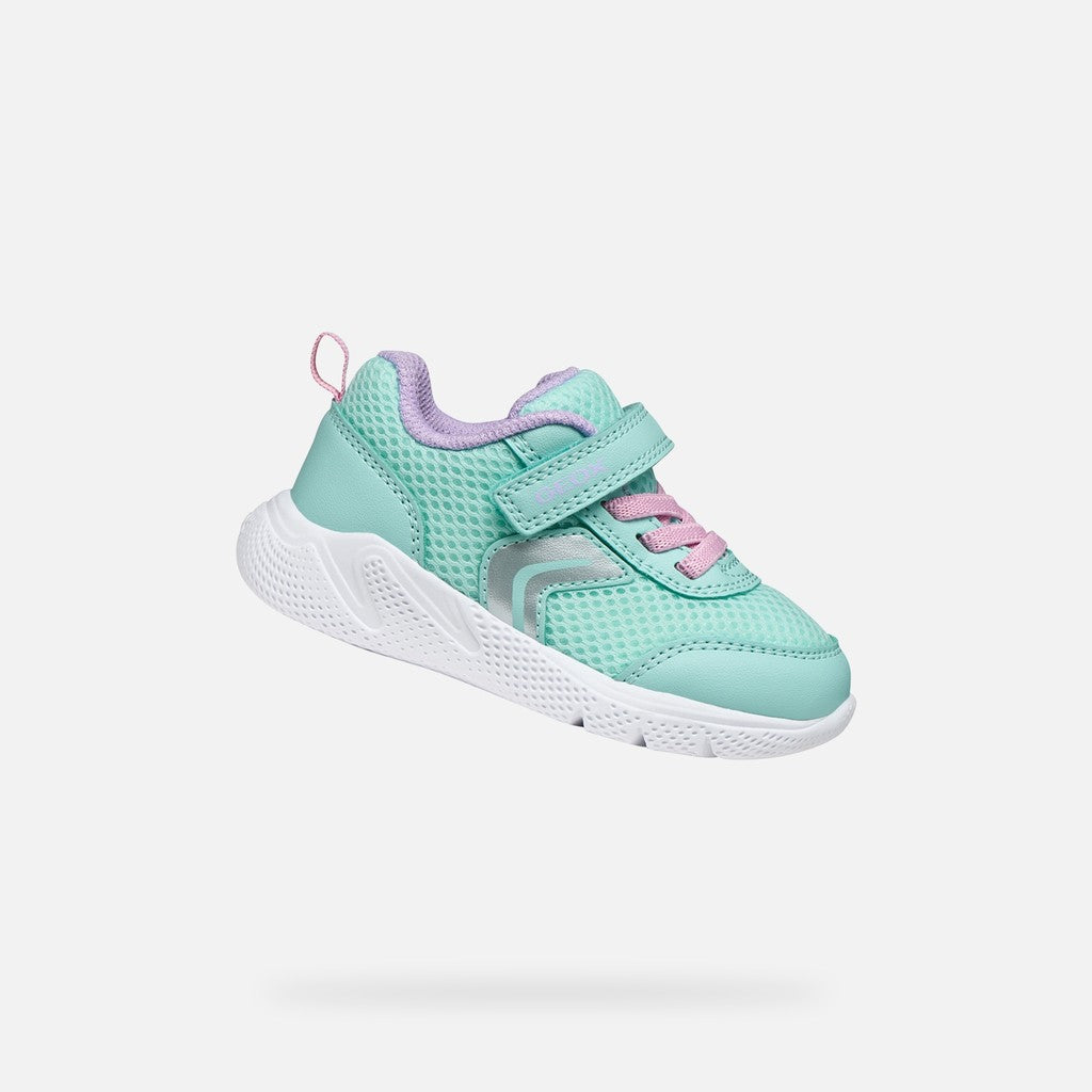Geox pantofi fete sport Sprintye 20-27 Sea Green/Pink