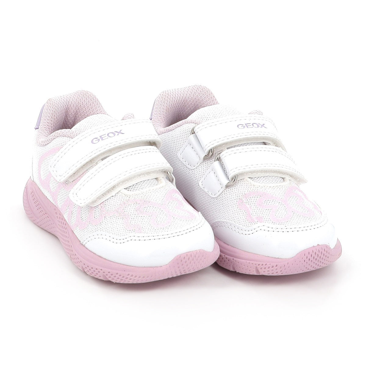 Geox pantofi fete sport Sprintye 20-27 White/Light Lilac Imagine principală a produsului