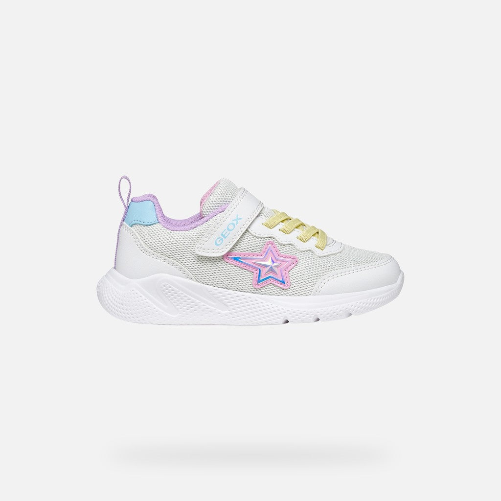 Geox pantofi fete sport Sprintye Junior 26-34 White/Multicolor