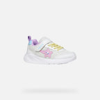 Geox pantofi fete sport Sprintye Junior 26-34 White/Multicolor