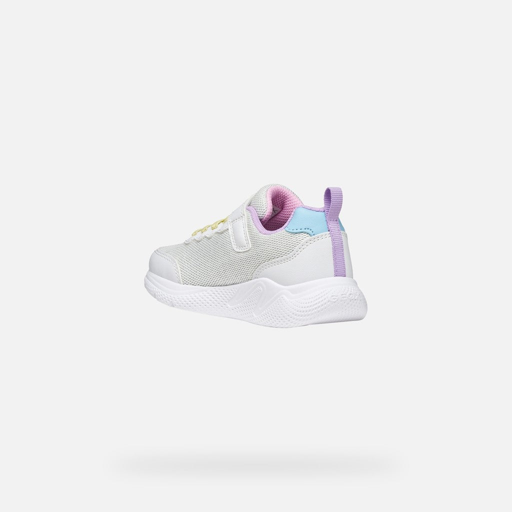 Geox pantofi fete sport Sprintye Junior 26-34 White/Multicolor