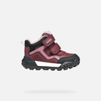 Geox pantofi fete Trekkyup Amphibiox 24-27 Burgundy/Rose