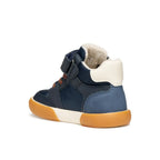 Geox pantofi baieti imblaniti Gisli 24-27 Navy/Dark Orange