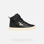 Geox pantofi sport fete Gisli 28-35 Black/Champagne