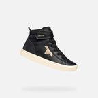 Geox pantofi sport fete Gisli 28-35 Black/Champagne