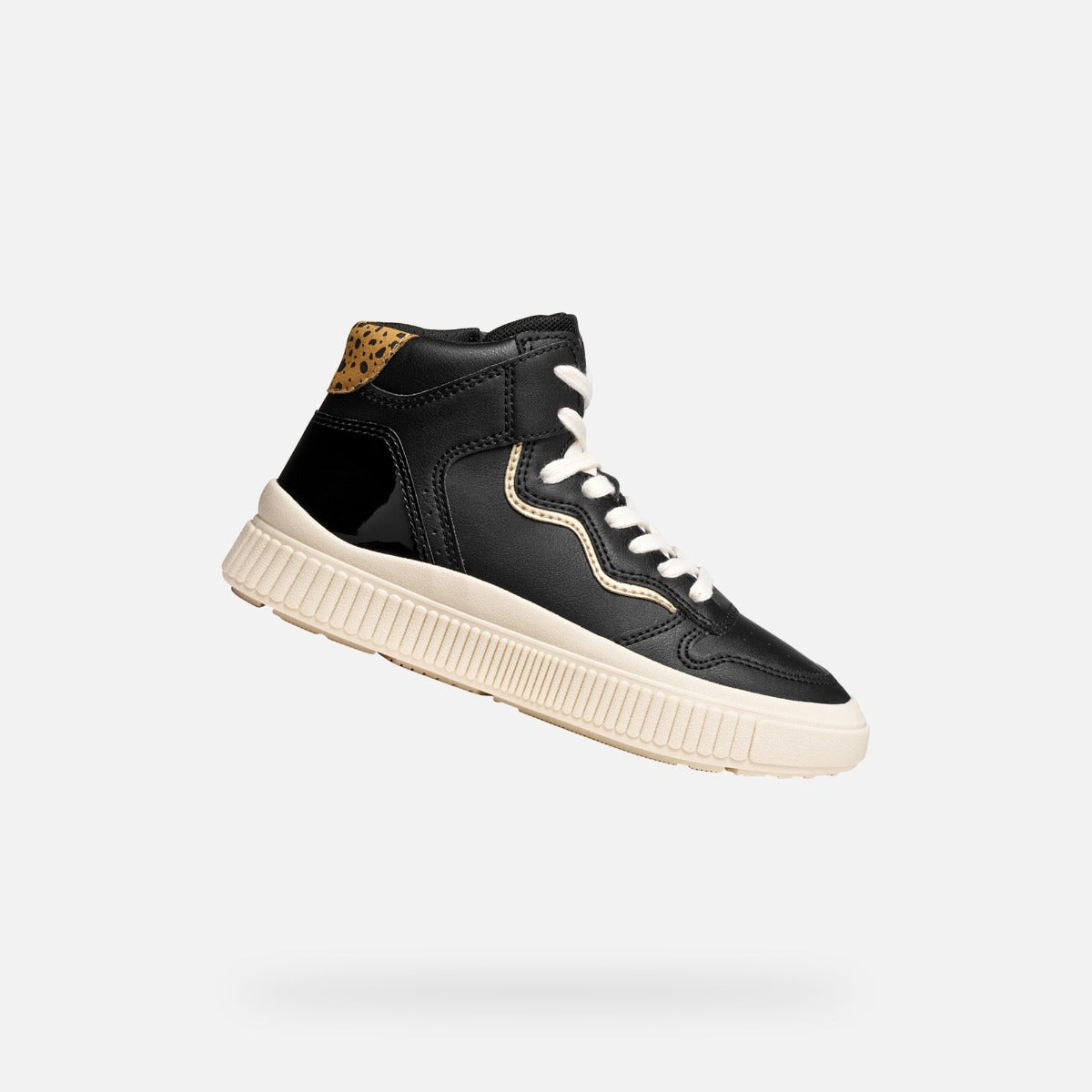 Geox pantofi sport fete Laquinny 36-37 Black/Platinum
