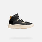 Geox pantofi sport fete Laquinny 28-35 Black/Platinum