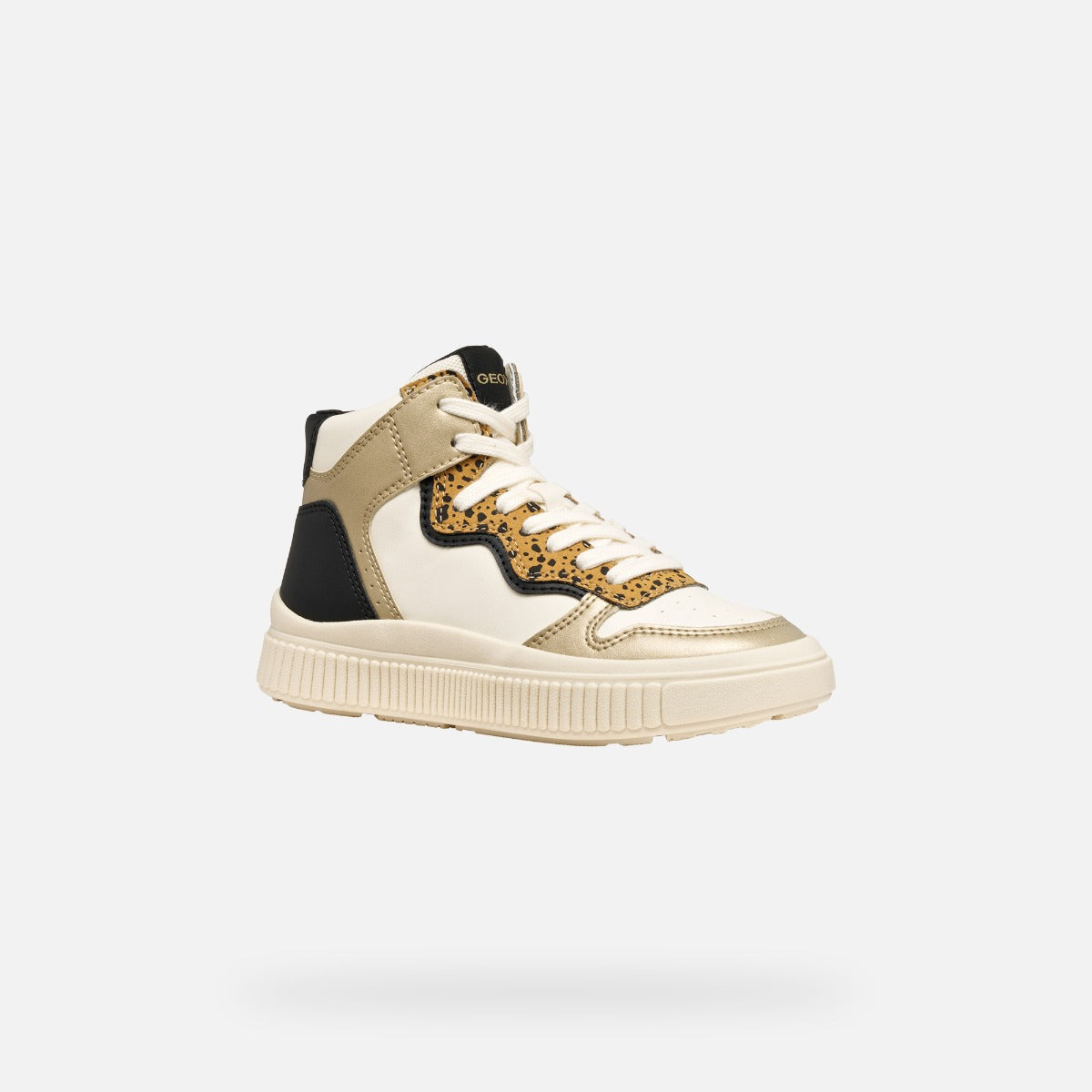 Geox pantofi sport fete Laquinny 28-35 Light ivory/Platinum Imagine principală a produsului