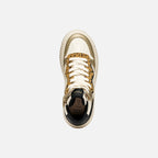 Geox pantofi sport fete Laquinny 28-35 Light ivory/Platinum