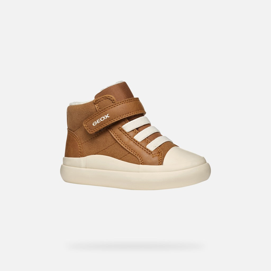 Geox Respira ghete baieti imblanite Gisli Baby 20-27 Brown