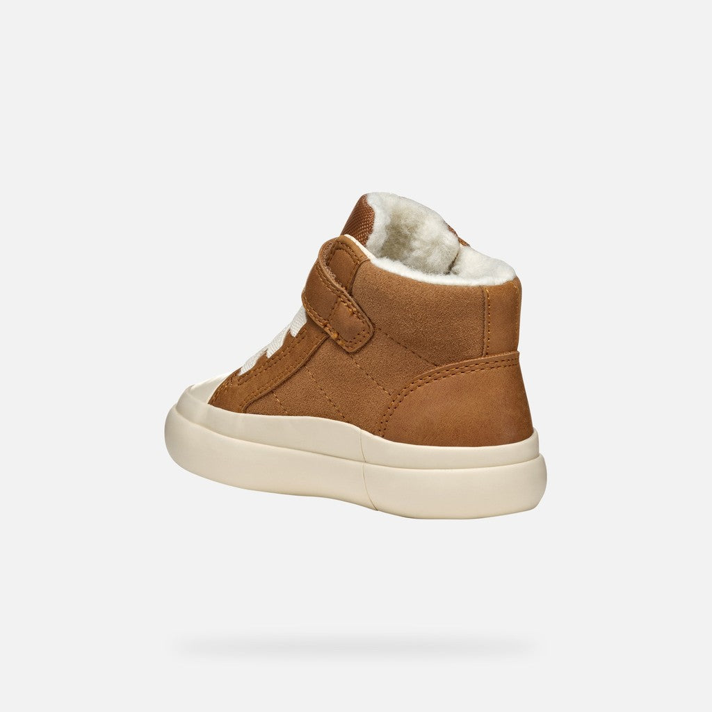 Geox Respira ghete baieti imblanite Gisli Baby 20-27 Brown