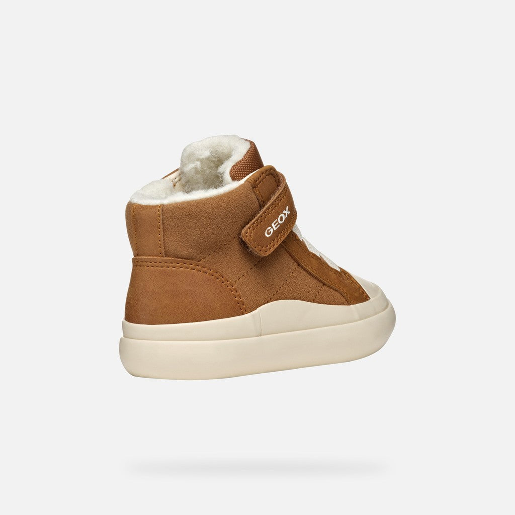 Geox Respira ghete baieti imblanite Gisli Baby 20-27 Brown