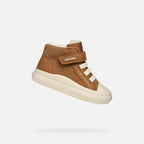Geox Respira ghete baieti imblanite Gisli Baby 20-27 Brown