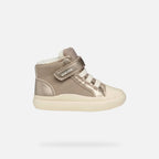 Geox Respira ghete fete imblanite Gisli Baby 20-27 Dark Beige