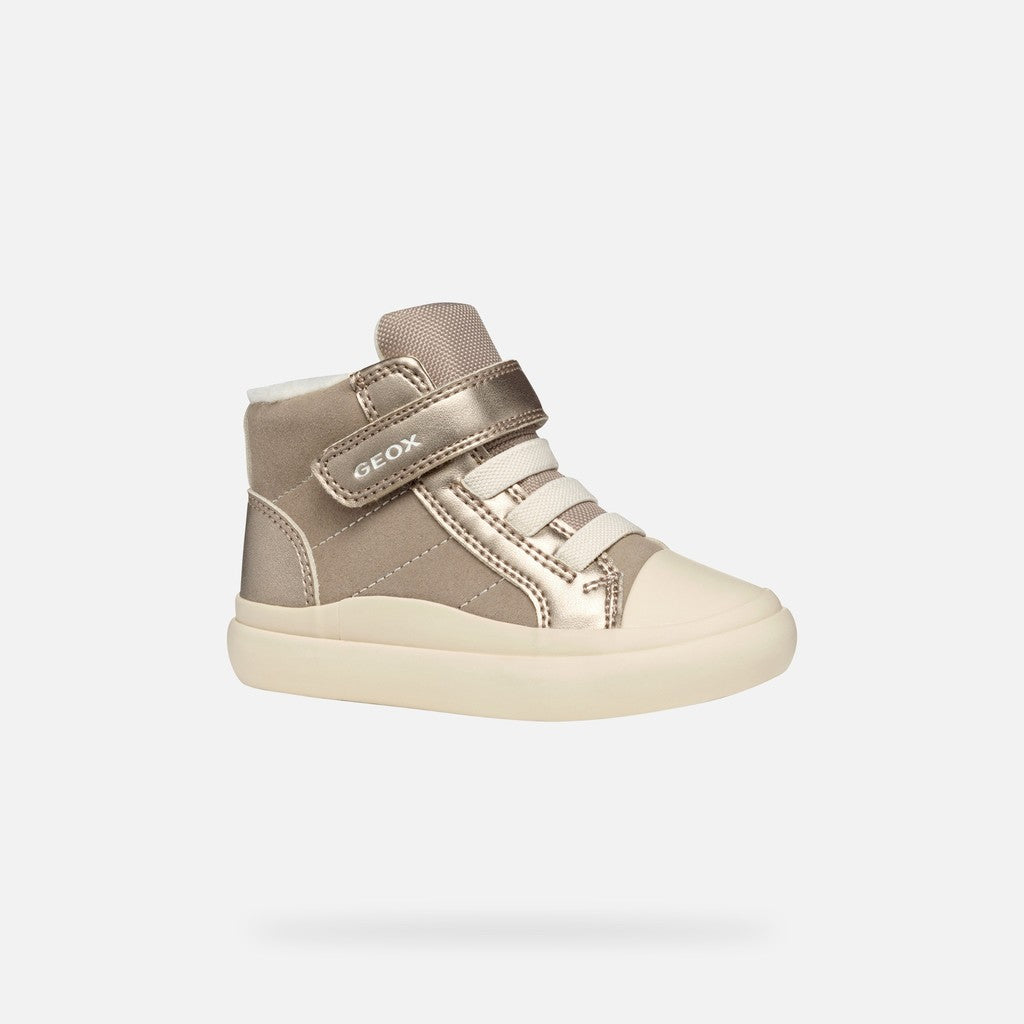 Geox Respira ghete fete imblanite Gisli Baby 20-27 Dark Beige