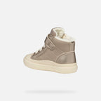 Geox Respira ghete fete imblanite Gisli Baby 20-27 Dark Beige