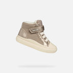 Geox Respira ghete fete imblanite Gisli Baby 20-27 Dark Beige