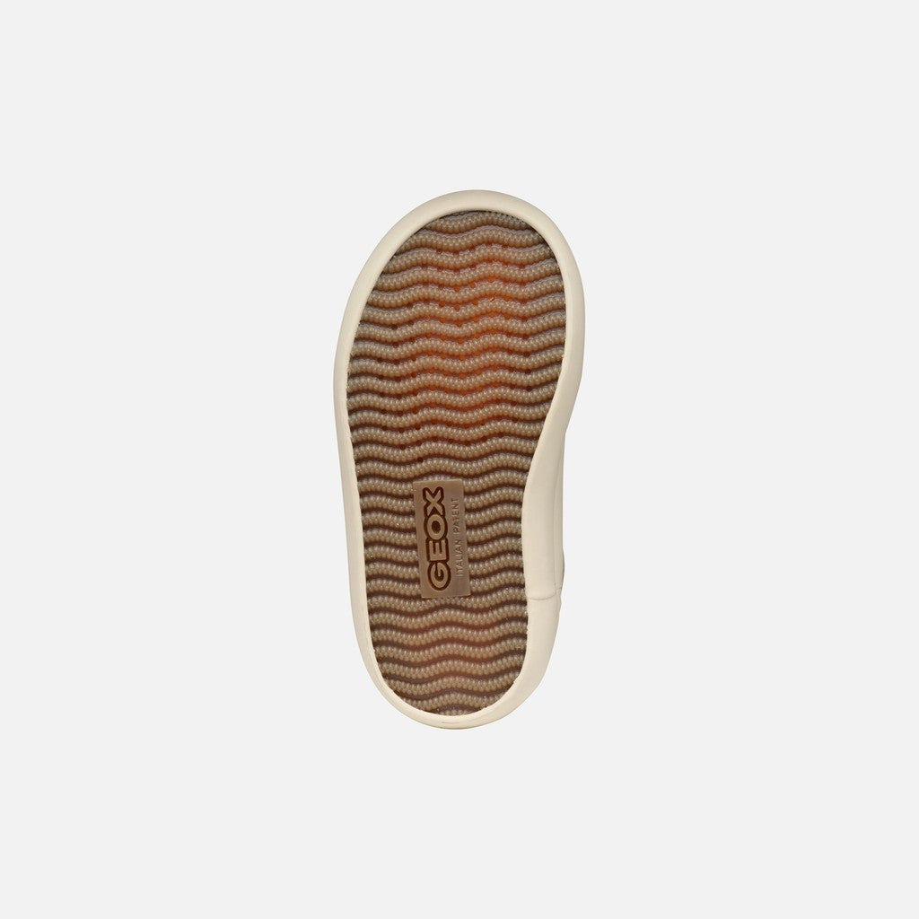 Geox Respira ghete fete imblanite Gisli Baby 20-27 Dark Beige