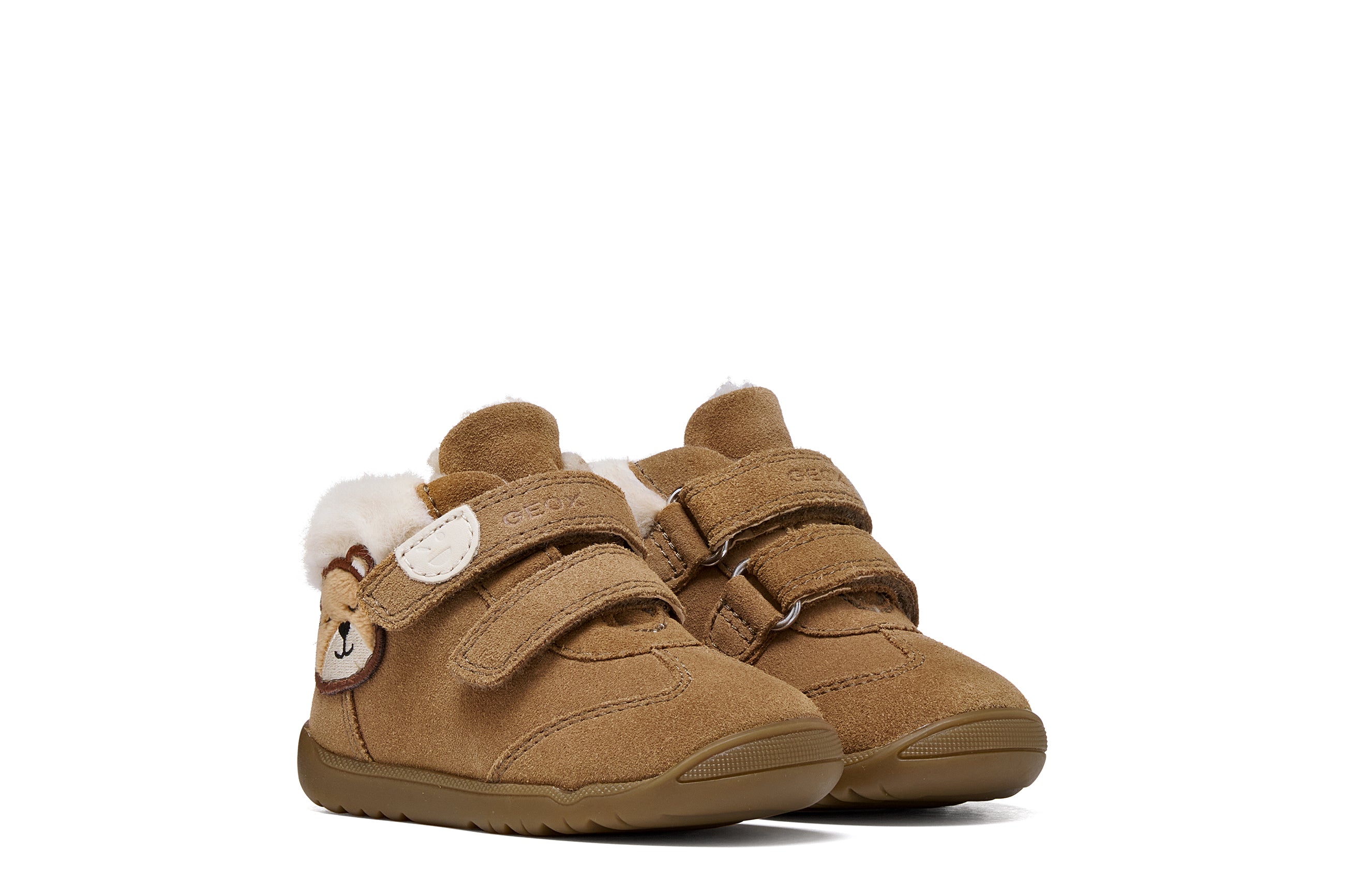 Geox Respira ghete fete imblanite Macchia 19-24 Whisky cu ursulet