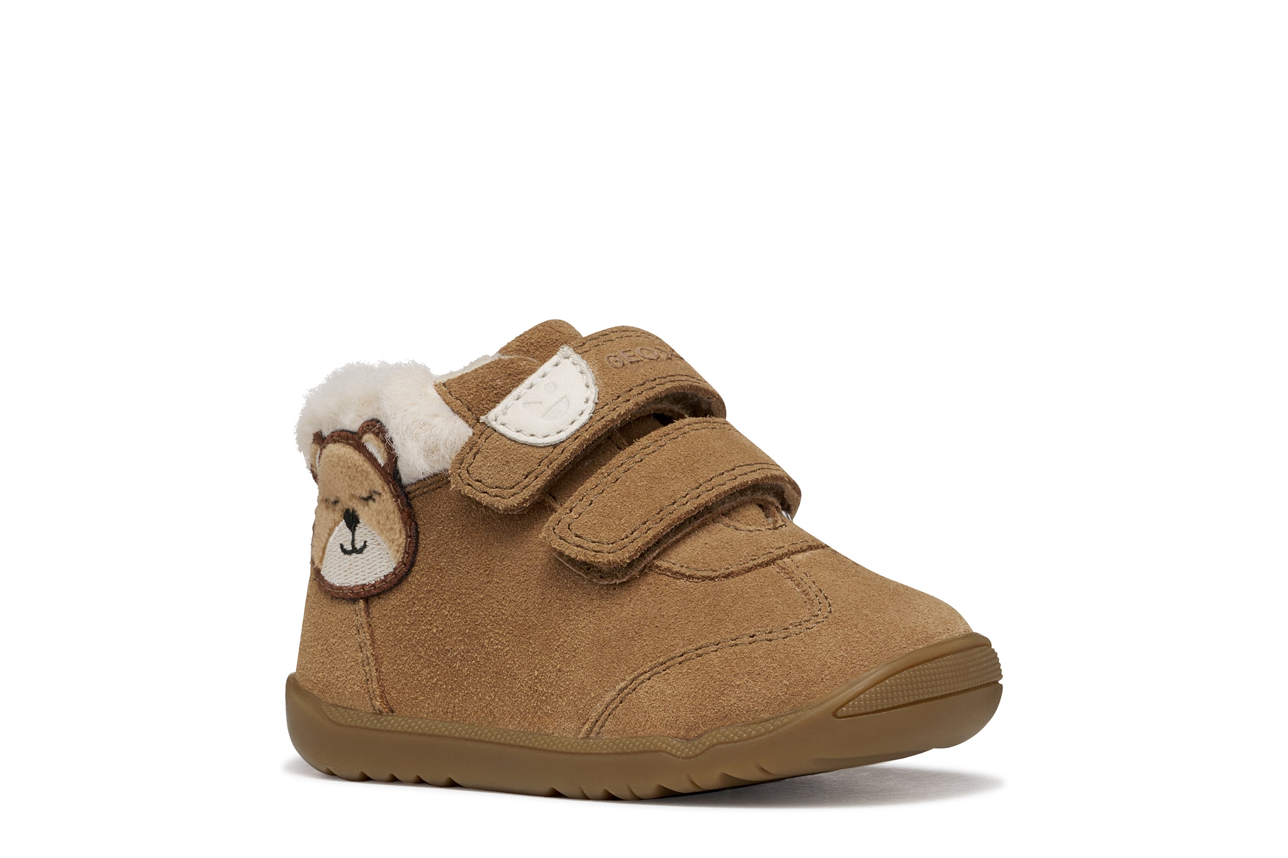 Geox Respira ghete fete imblanite Macchia 19-24 Whisky cu ursulet