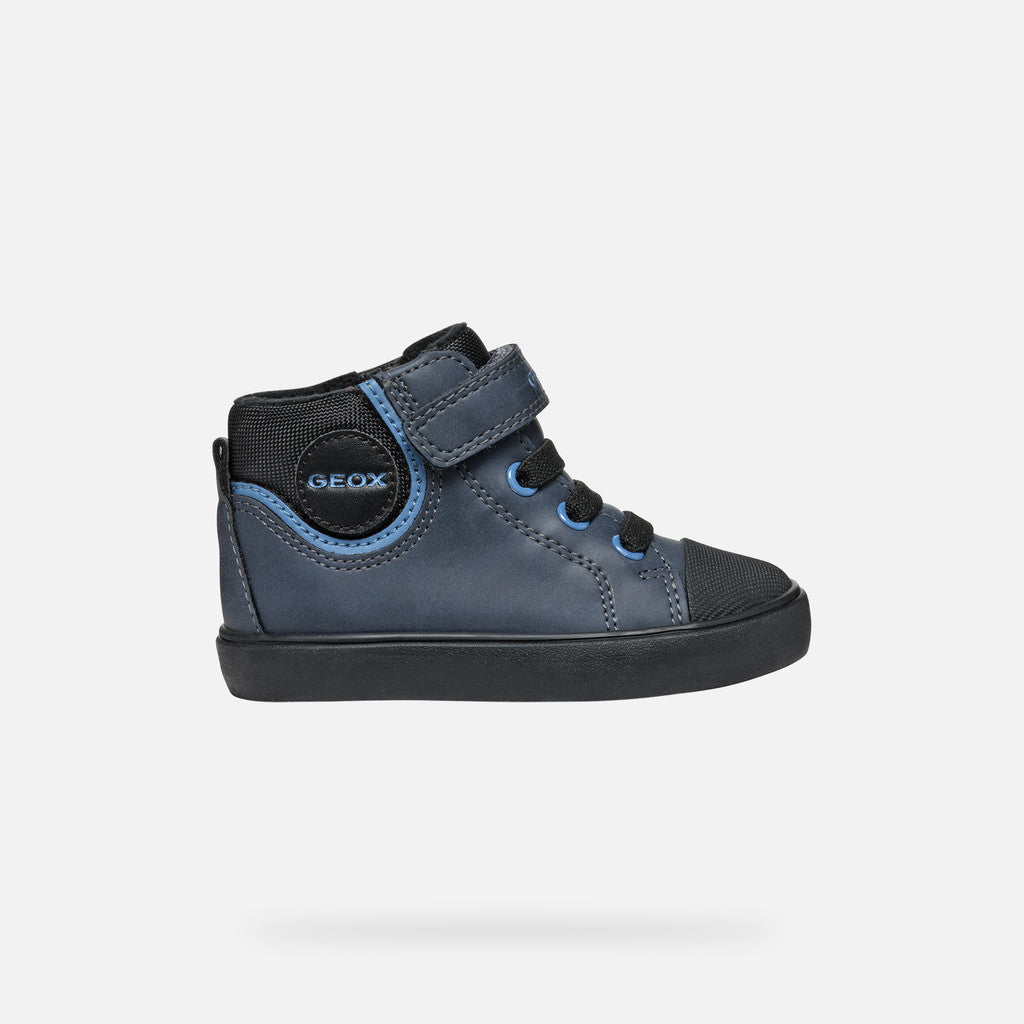 Geox Respira pantofi baieti captusiti Gisli 20-27 Navy/Light Blue