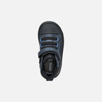 Geox Respira pantofi baieti captusiti Gisli 20-27 Navy/Light Blue