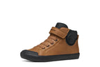 Geox Respira pantofi baieti captusiti Gisli 28-36 Brown/Black