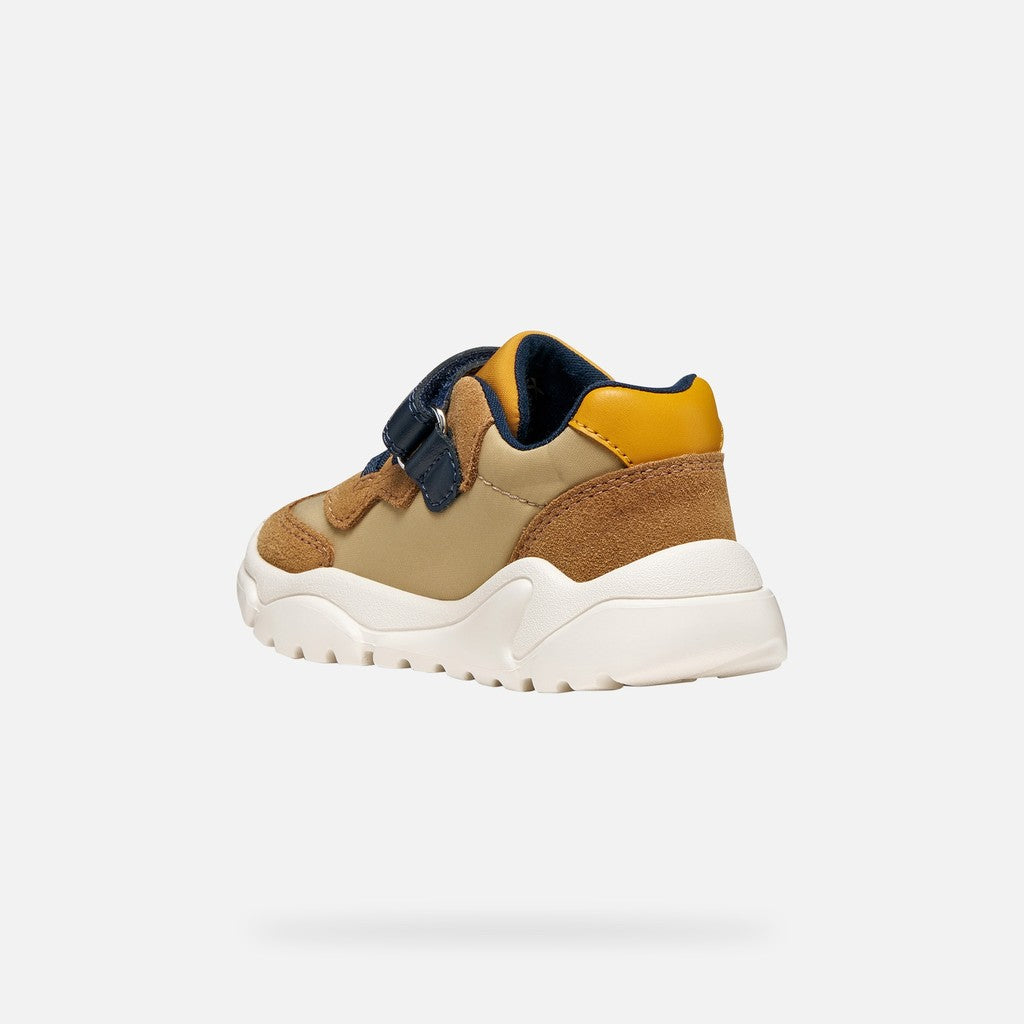 Geox Respira pantofi baieti Ciufciuf 20-27 Caramel/Navy