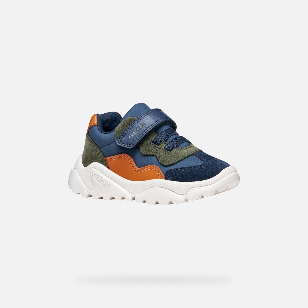 Geox Respira pantofi baieti Ciufciuf 20-27 Light Navy/Orange