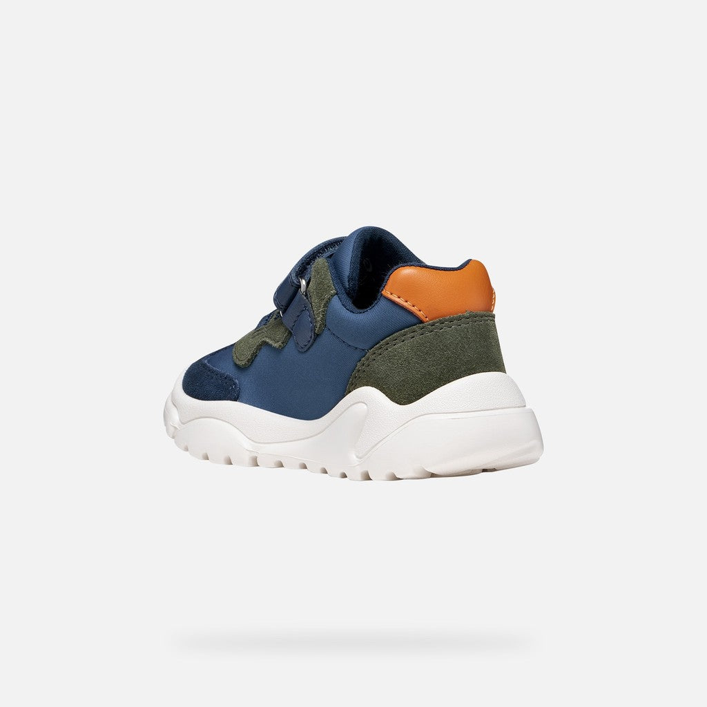 Geox Respira pantofi baieti Ciufciuf 20-27 Light Navy/Orange