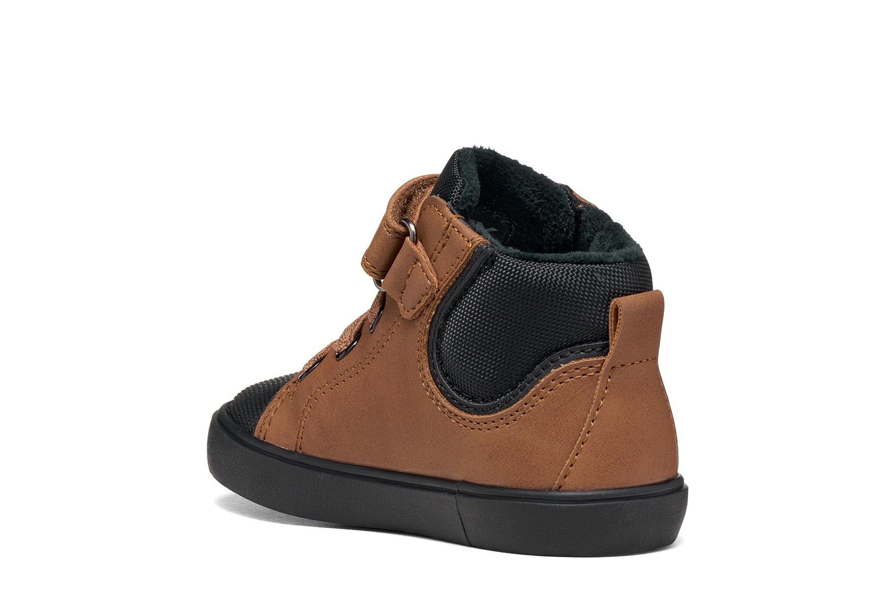 Geox Respira pantofi baieti captusiti Gisli 20-27 Brown/Black