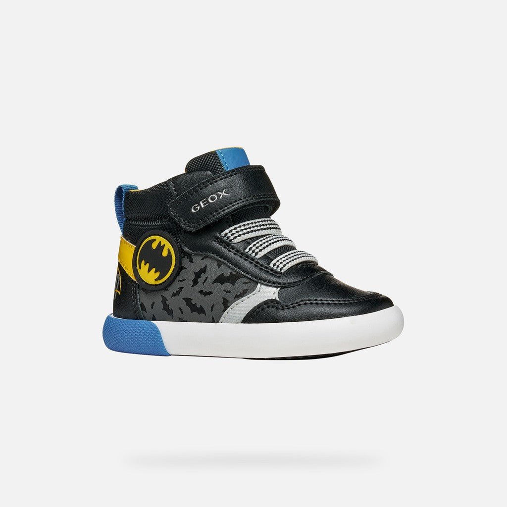 Geox Respira pantofi baieti Gisli  20-27 Batman Black/Yellow