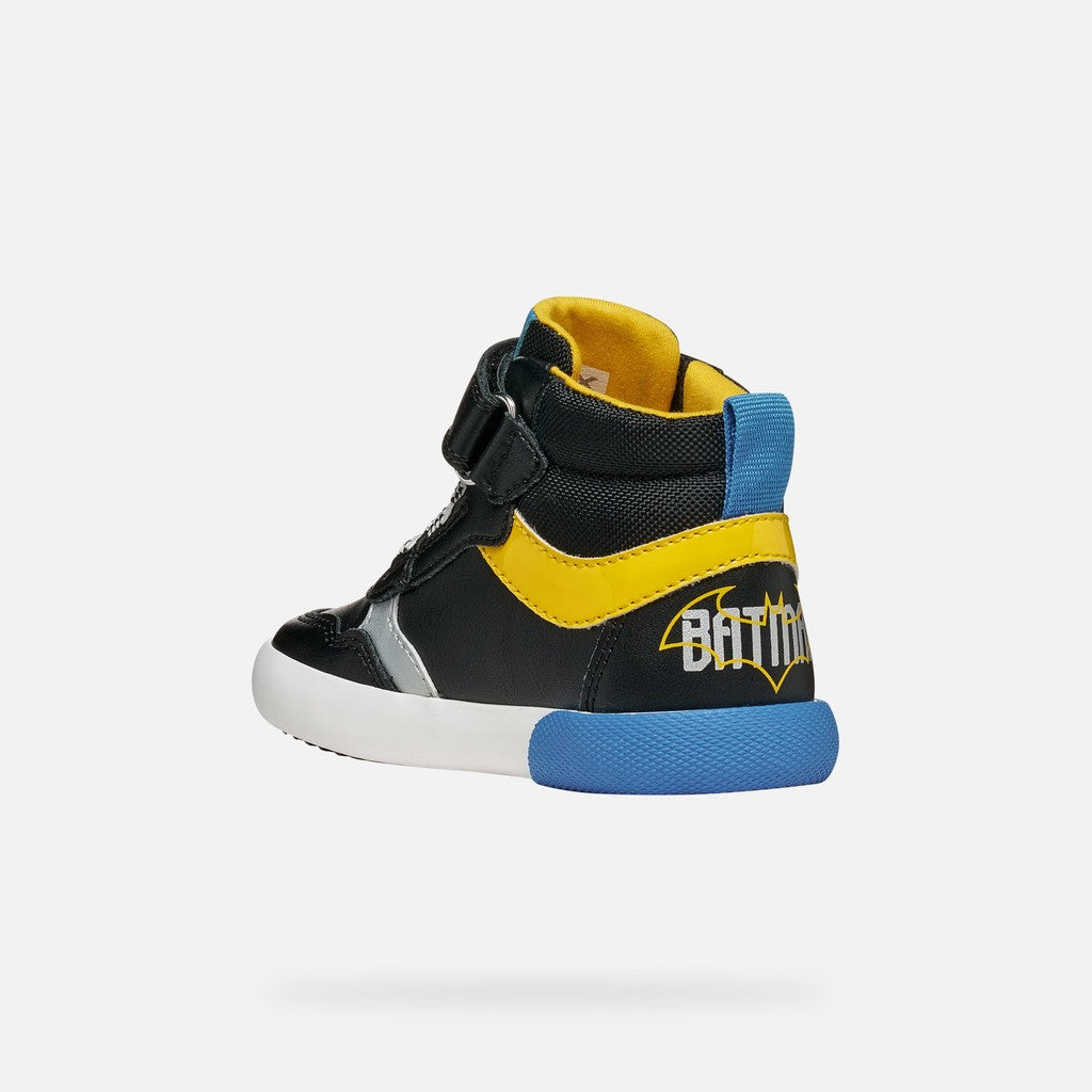 Geox Respira pantofi baieti Gisli  20-27 Batman Black/Yellow