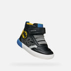 Geox Respira pantofi baieti Gisli  20-27 Batman Black/Yellow