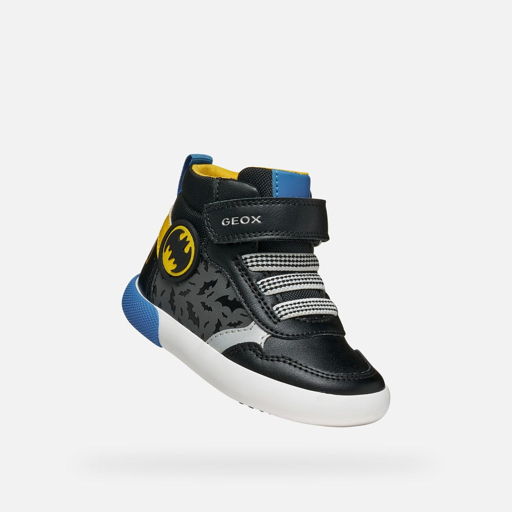 Geox Respira pantofi baieti Gisli  20-27 Batman Black/Yellow