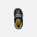 Geox Respira pantofi baieti Gisli  20-27 Batman Black/Yellow