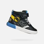 Geox Respira pantofi baieti Gisli  20-27 Batman Black/Yellow